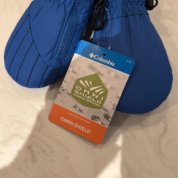 NWT Columbia Blue Infant Mittens - Picture 3 of 3